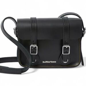 NWT Dr. Martens Black Crossbody Bag with Buckle Detail